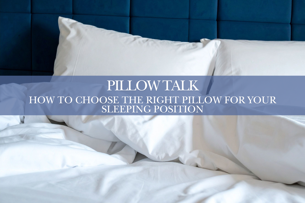 How to choose the right pillow for your sleeping position – Comfort ...