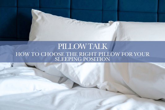 How to choose the right pillow for your sleeping position